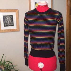 Rainbow Striped Sweater